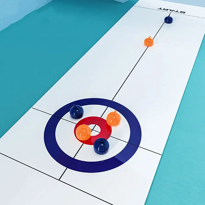 Board Game Kids Toys Curling Ball bowling Tabletop Curling Game Holiday Family Party Puzzle education kids Christmas gift ZG115