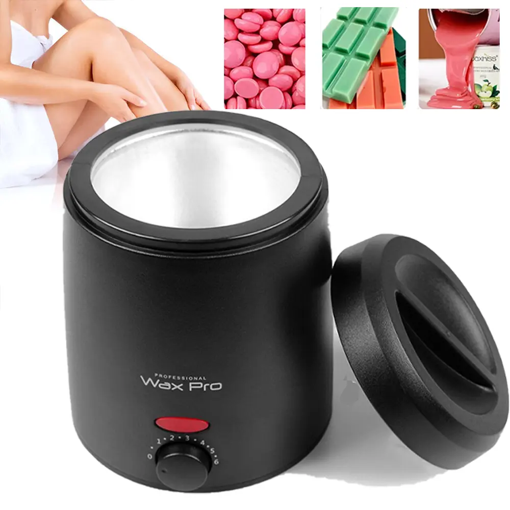 LINMANDA Electric Wax Seal Warmer Hair Removal Wax Warmer Pot Quickly Melting Aluminum Alloy Liner Portable Size for Home Travel