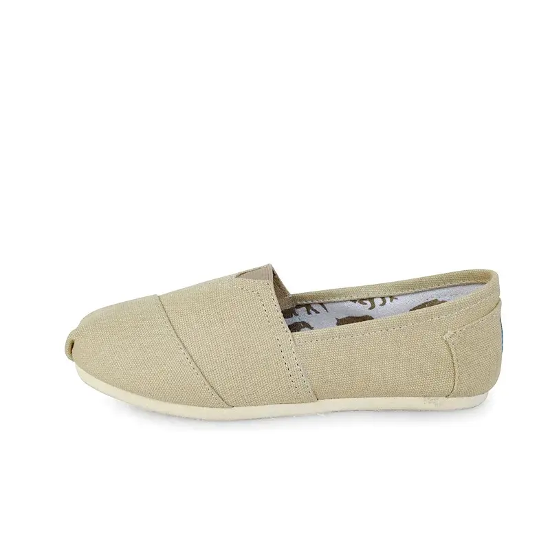 XIHAHA New Fashion Light Couple Canvas Shoes Latest Men Women Lazy Shoe Pure Color Woman Shoes Cloth Mary Girl  Sneaker