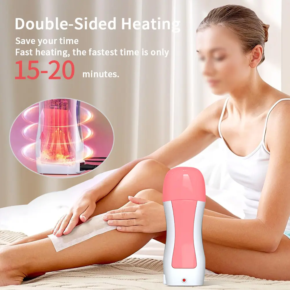 LINMANDA Removal Wax Warmer Portable Wax Heater for Hair Removal Depilatory Soft Wax Roller for Women Men Home Waxing Machine