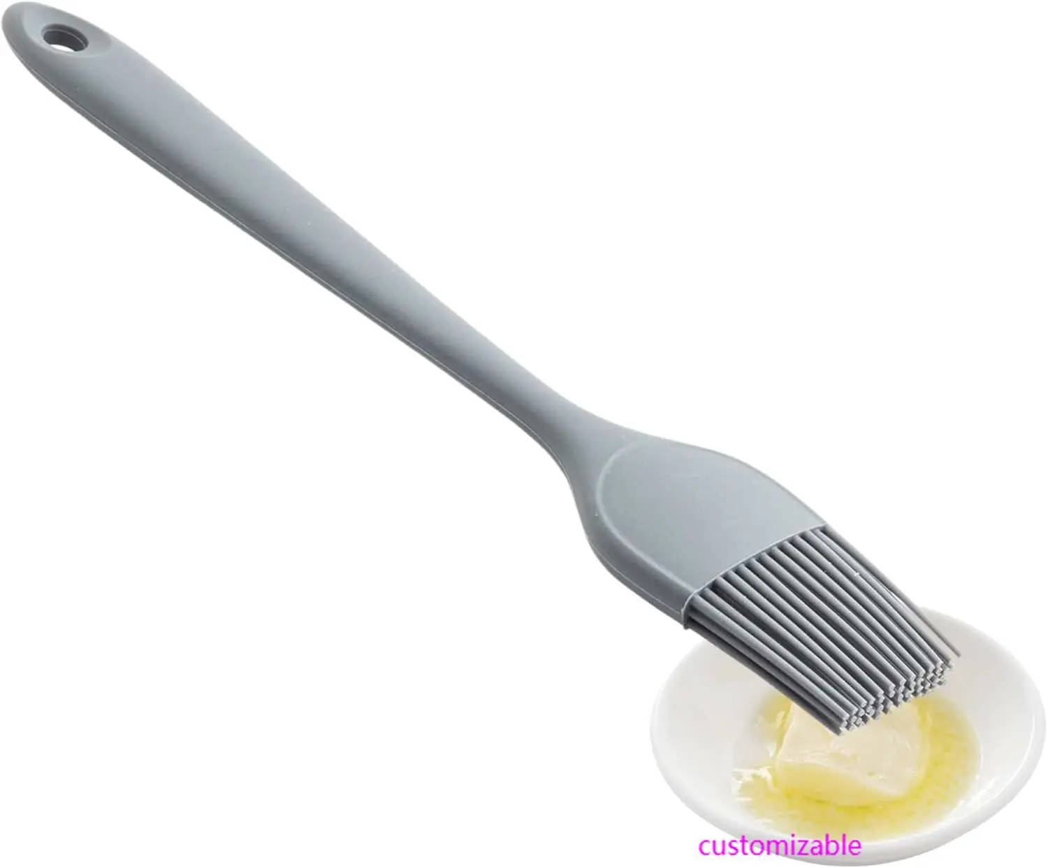 Silicone Basting Brush for Cooking, NSF Certified, Heat Resistant to 400°, Dishwasher Safe, BPA Free, One-Piece Construction