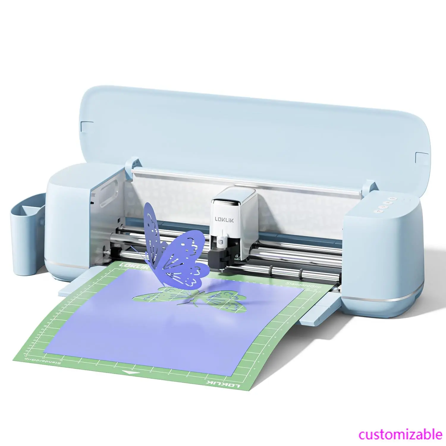 Cutting Machine 2 by HTVRONT - 5 in 1 Vinyl Cutter Machine with 5X Cutting Force, Cuts 100+ Materials, AI Painting, 13'' Smart