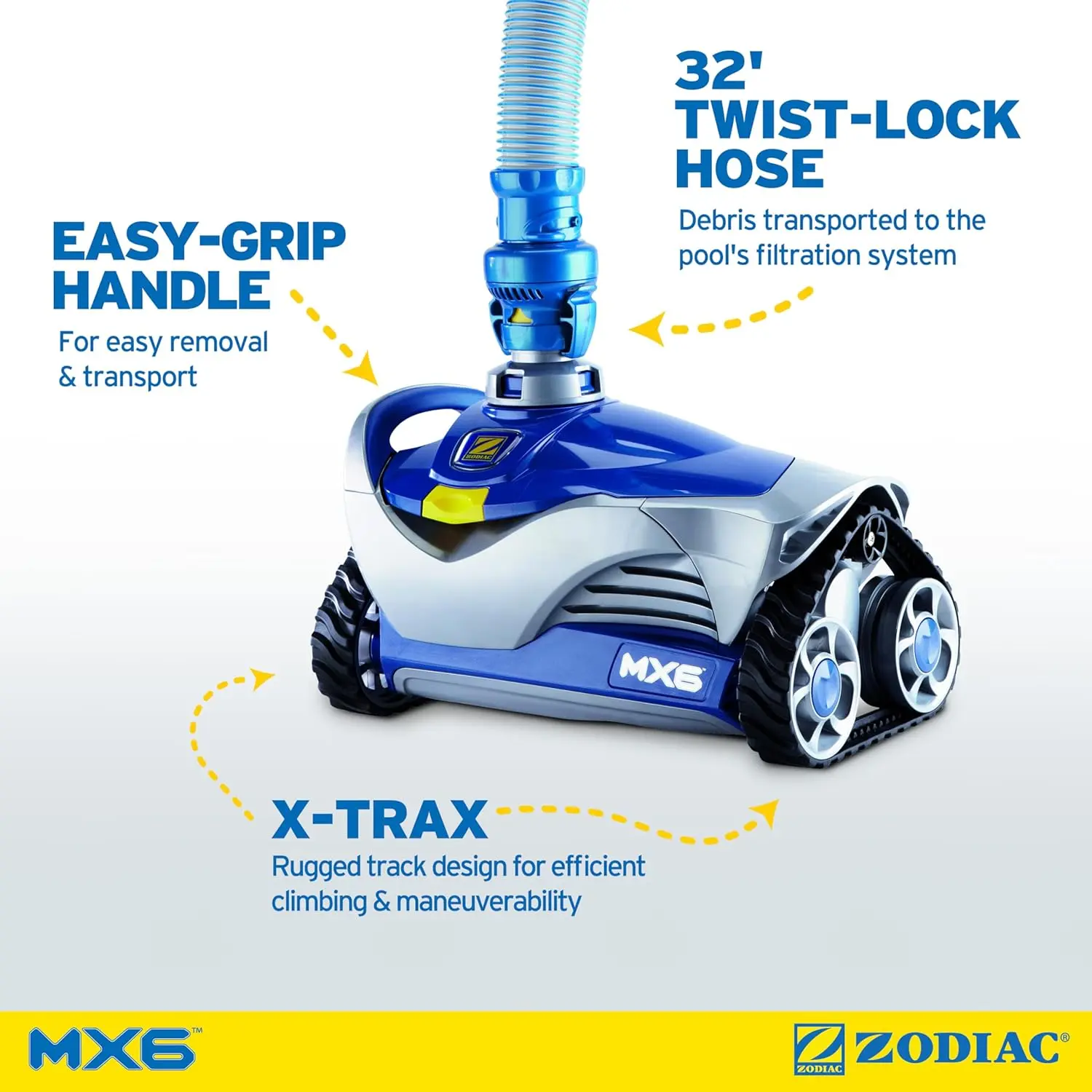 MX6 Automatic In Ground Pool Cleaner