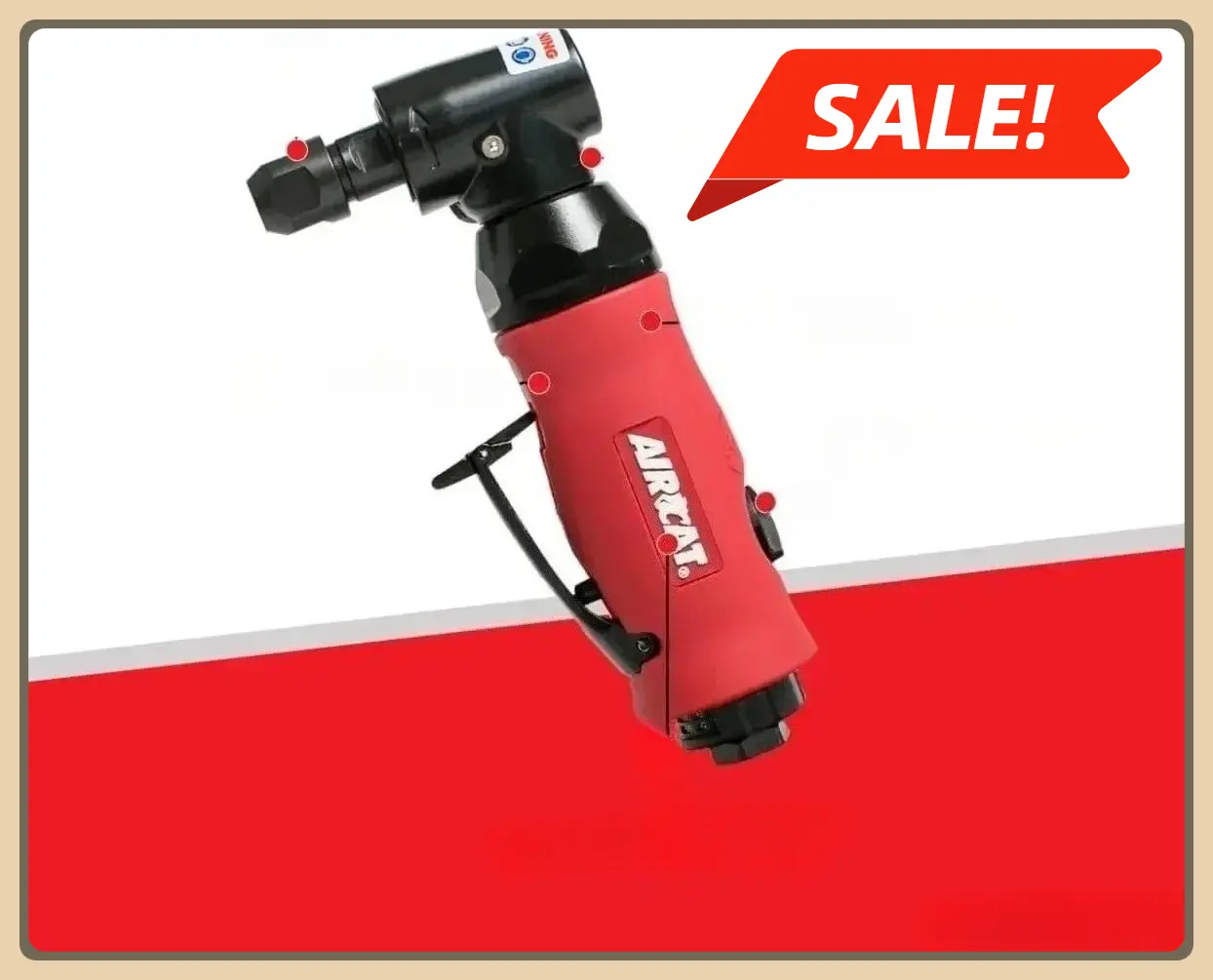 Pneumatic Tools 18,000 RPM with Spindle Lock 6280 .75 HP Angle Die Grinder grinding machine angle grinder power tools