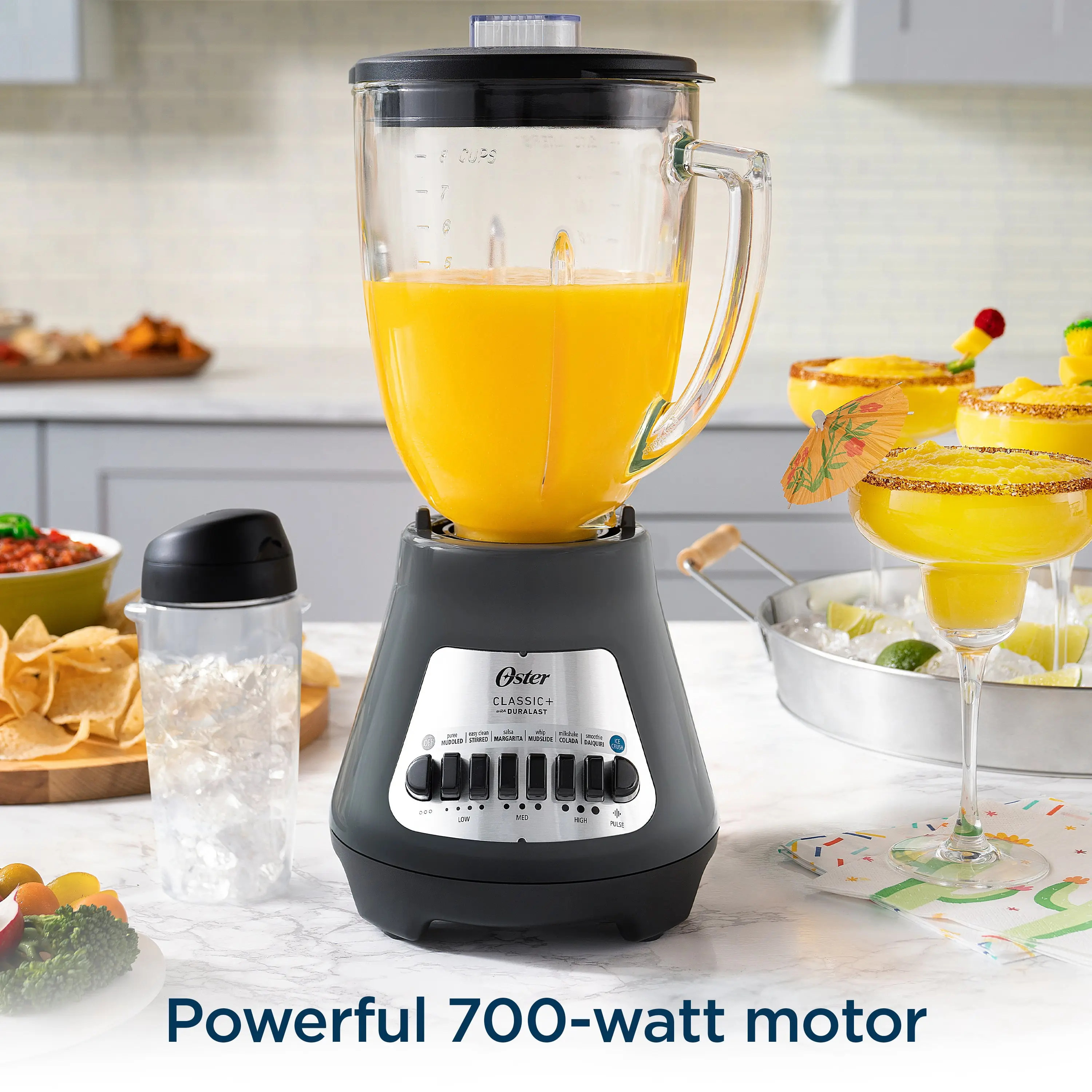 Party Blender XL 8-Cup Capacity Jar with  20oz Blend-N-Go Cup, 8 Speeds