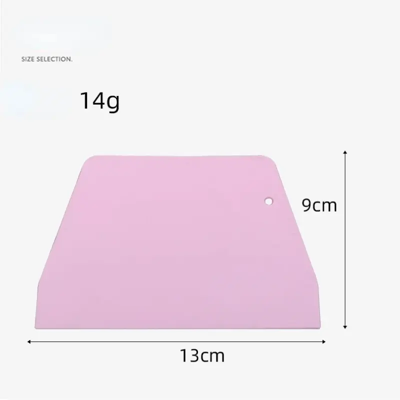 Pastry Cutter Plastic Cake Spatulas Dough Scraper Trapezoid Bread Pizza Fondant Tools Butter Knife Multiduty White Safe Bakeware