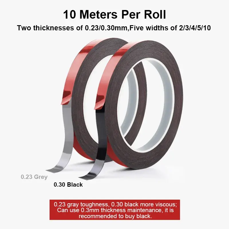 3mm Double Sided Adhesive Tape for CellPhone Tablet LCD Screen Back Cover High Temperature Resistance Sealing Tape