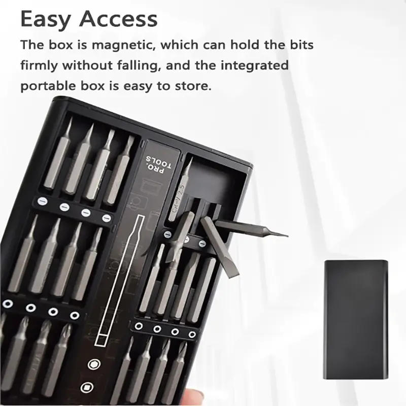 Schraubendreher-satz Präzision Magnetische Schraube Fahrer Bit Hex Bit Griff Handy Reparatur Screwdrive Kit Tool 63 in 1/25 in 1