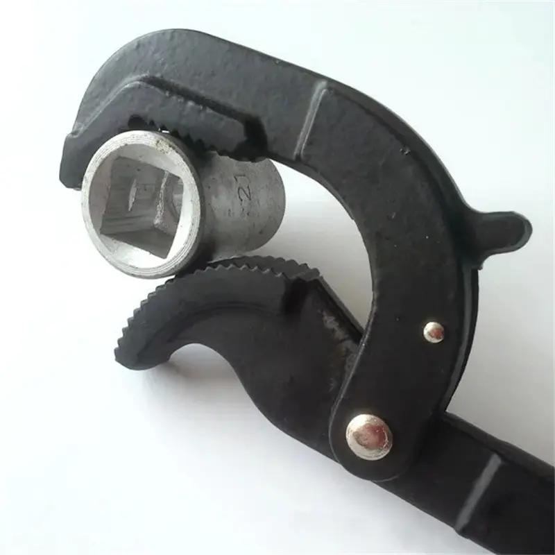 1Pc 14-30/30-60mm Universal Key Pipe Wrench Open End Spanner Carbon Steel Snap Grip Tool Plumber Multifunctiona Hand Tools