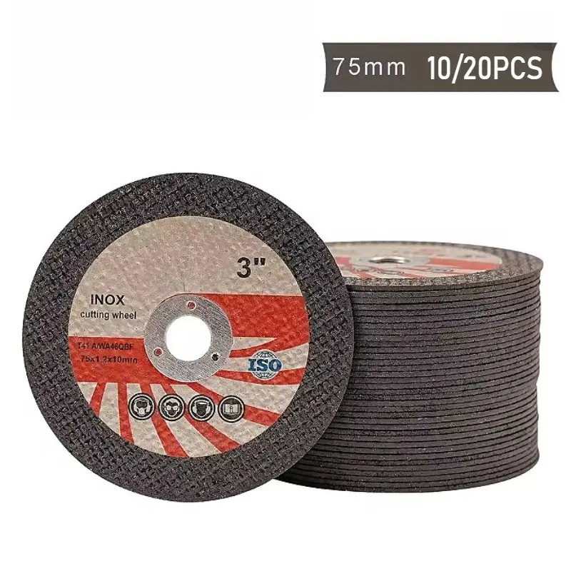 10/20pcs 75mm Cutting Disc Resin Cutting Wheel 75mm Mini Saw Blade Metal Wood Iron PVC Cutting For Angle Grinder