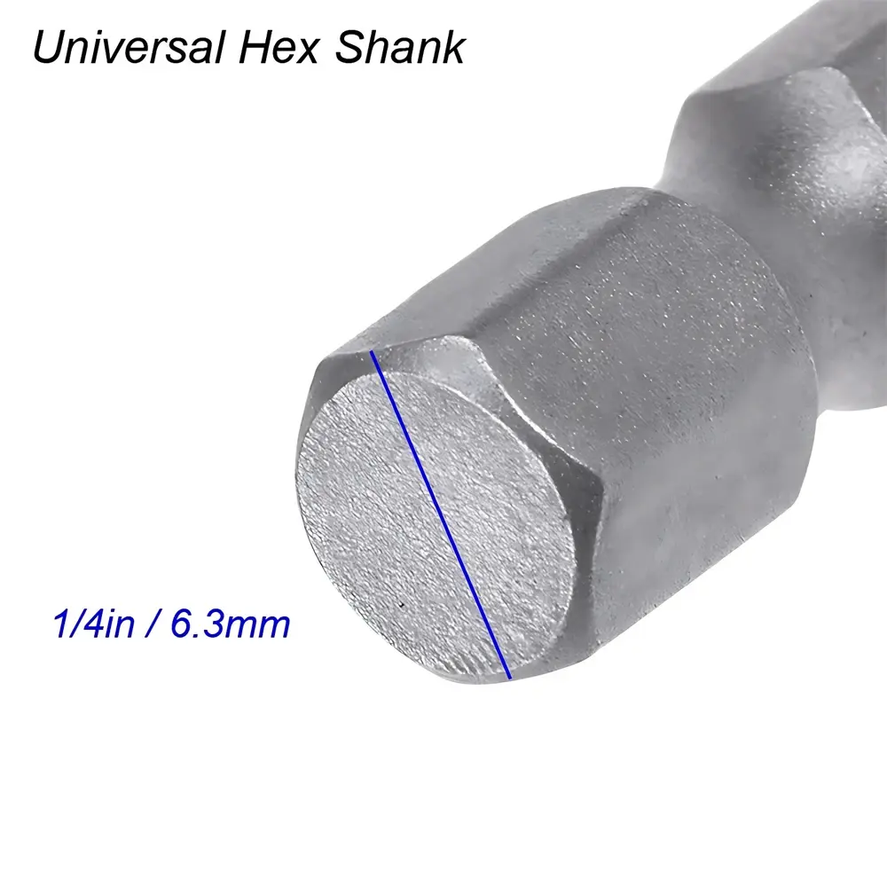 11/12pcs Torx Head Bit Set Solid Screwdriver Magnetic 1/4" Hex Shank S2 Steel 75/100/150mm Long Drill Bits Security Bits T5-T40