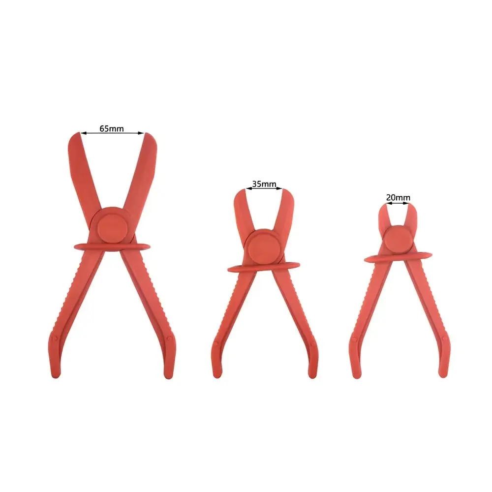 Hose Pinch Clamp Pliers, Pinch Pliers, Line Clamp Pliers Set For Flexible Hoses Fuel Hoses Gas Lines Brake Hoses