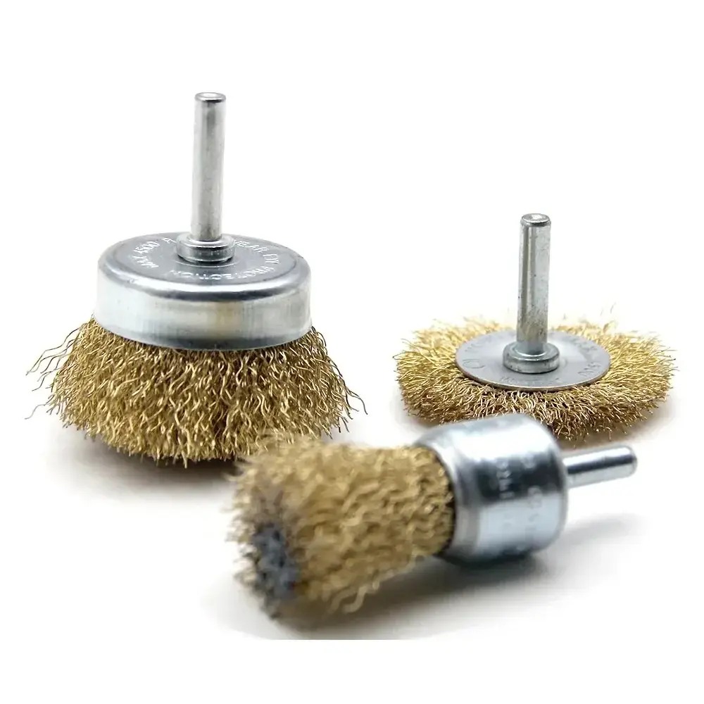 5Pcs Wire Brush Set Grinding Wheel Rust Removal Polishing Brush for Electric Grinder Drill Reliable Tool Accessories