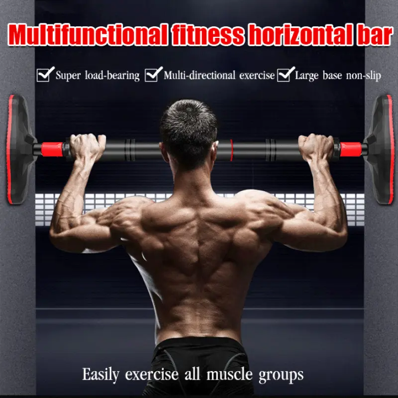 Door-mounted Pull-up Bar Indoor Children's Non-pressing Wall-mounted Pull-up Machine No Punching Single-bar Fitness Equipment