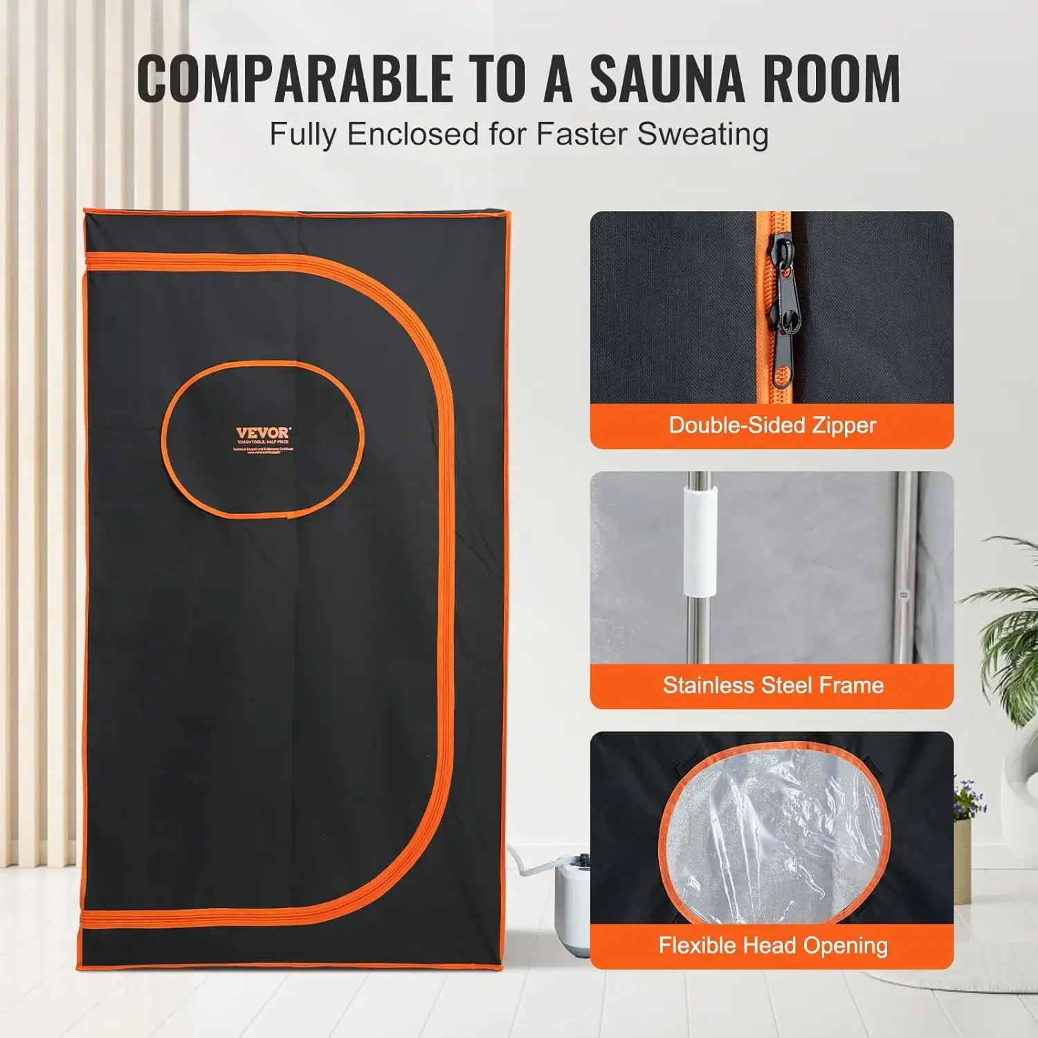 Portable Steam Sauna Tent, 1000W Personal Sauna Blanket Kit for Home Spa, Detoxify & Soothing Heated Body Therapy