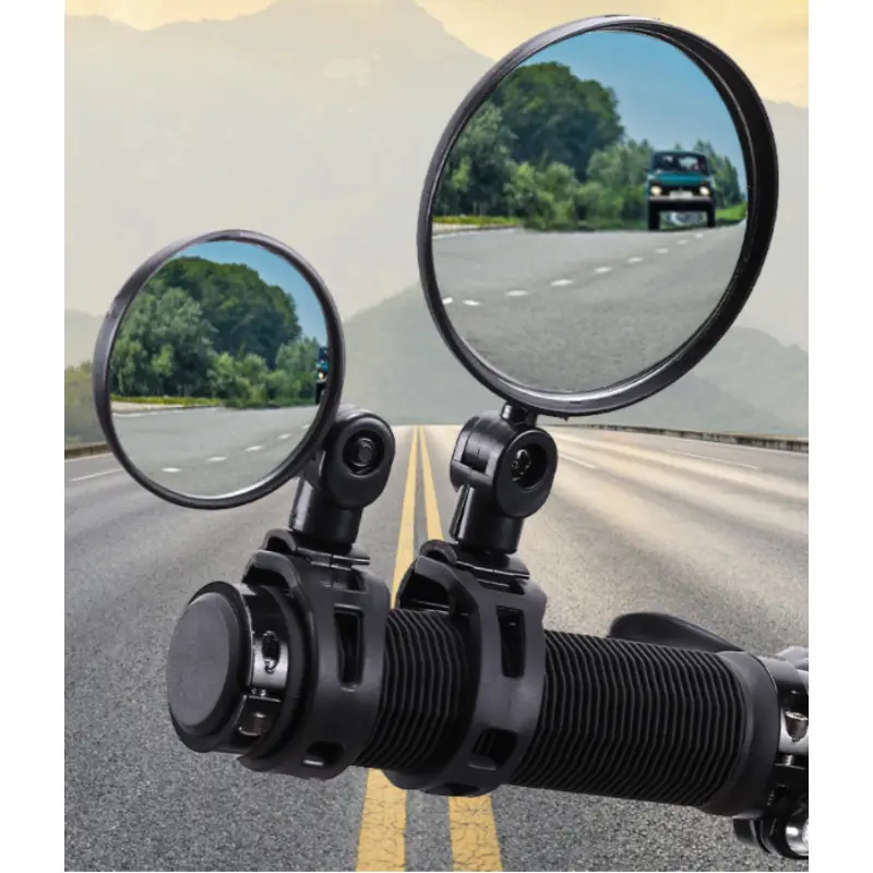 1pcs Universal Adjustable Swivel Wide Angle Convex Mirror Bicycle Rearview Mirror Bicycle Mirror for MTB Road Bike Accessories
