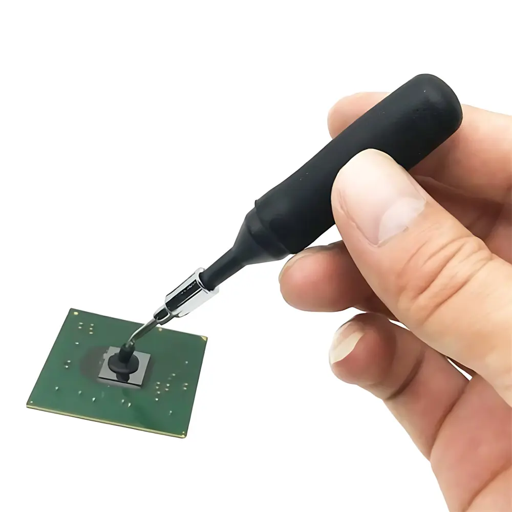 Mini IC SMD Pickup Vacuum Suction Pen Welding Pump Suction Cup Tool With 4 Suction Heads For Capacitor Resistance Chip