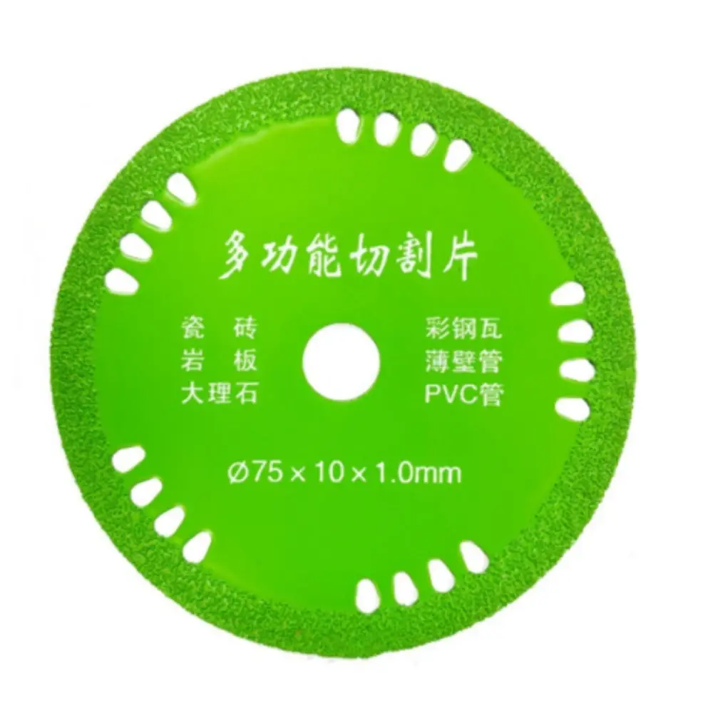 3 Inch 10mm Diamond Marble Saw Blades 75mm Glass Cutting Discs Jade Crystal Bottles Wine Grinding Cutting Grinding Discs Tools