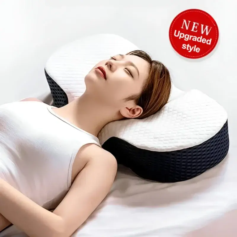 Memory Foam Bedding Pillow Neck Protection Bow Shaped Sleeping Pillows Support Head Orthopedic Relax Health Cervical Neck