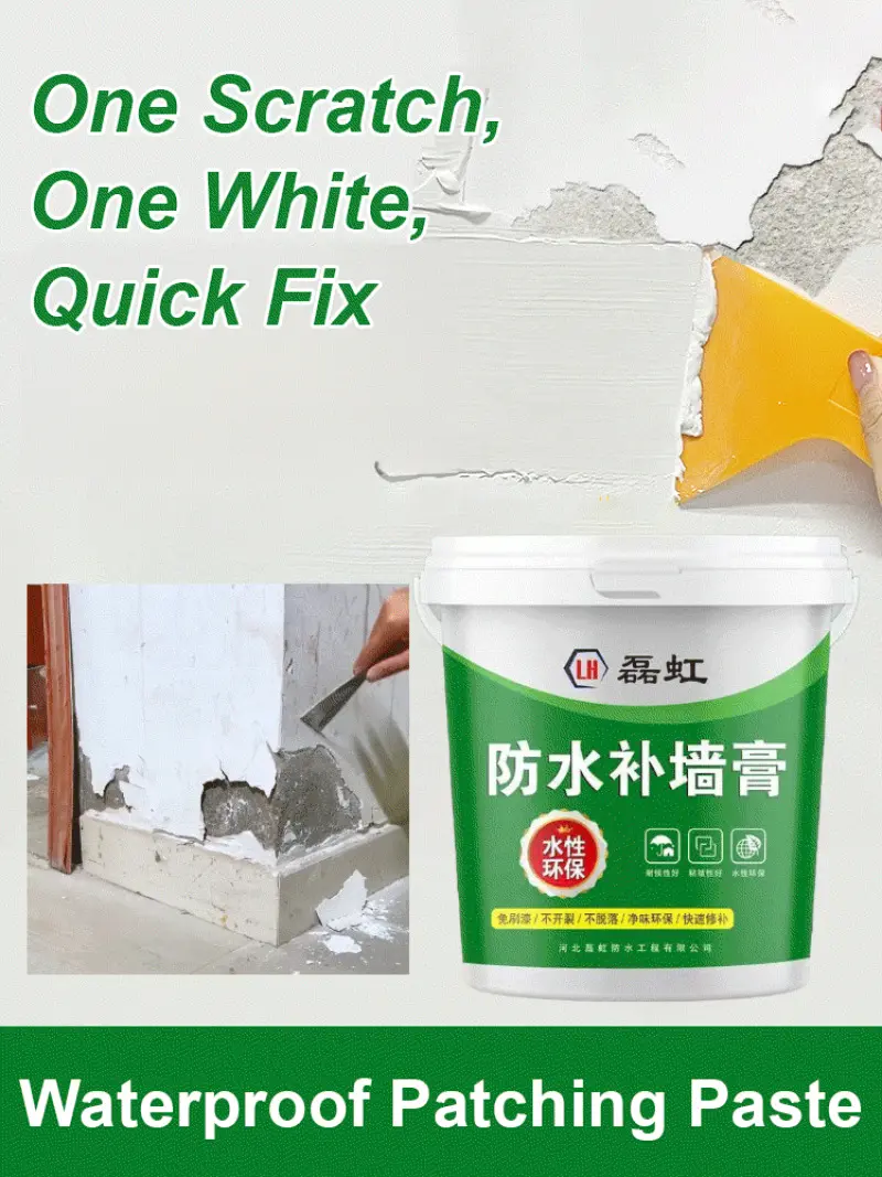 Patching Paste Waterproof Wall Repair Paste White Putty Powder Household Interior Latex Paint Wall Repair