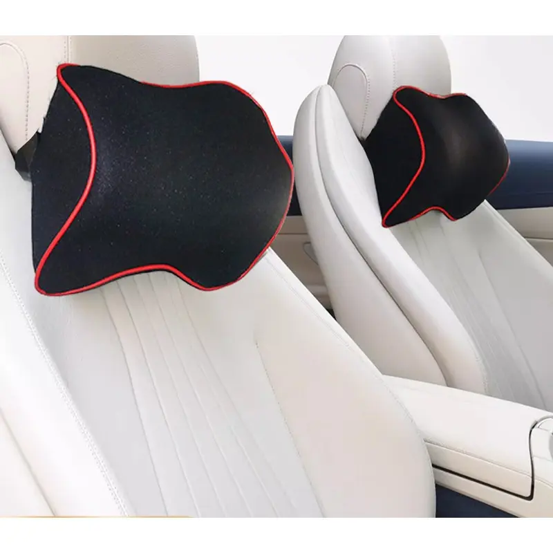 1pc Car Neck Headrest Pillow Accessories Cushion Auto Seat Head Support Neck Protector Automobiles Seat Neck Rest Memory Cotton