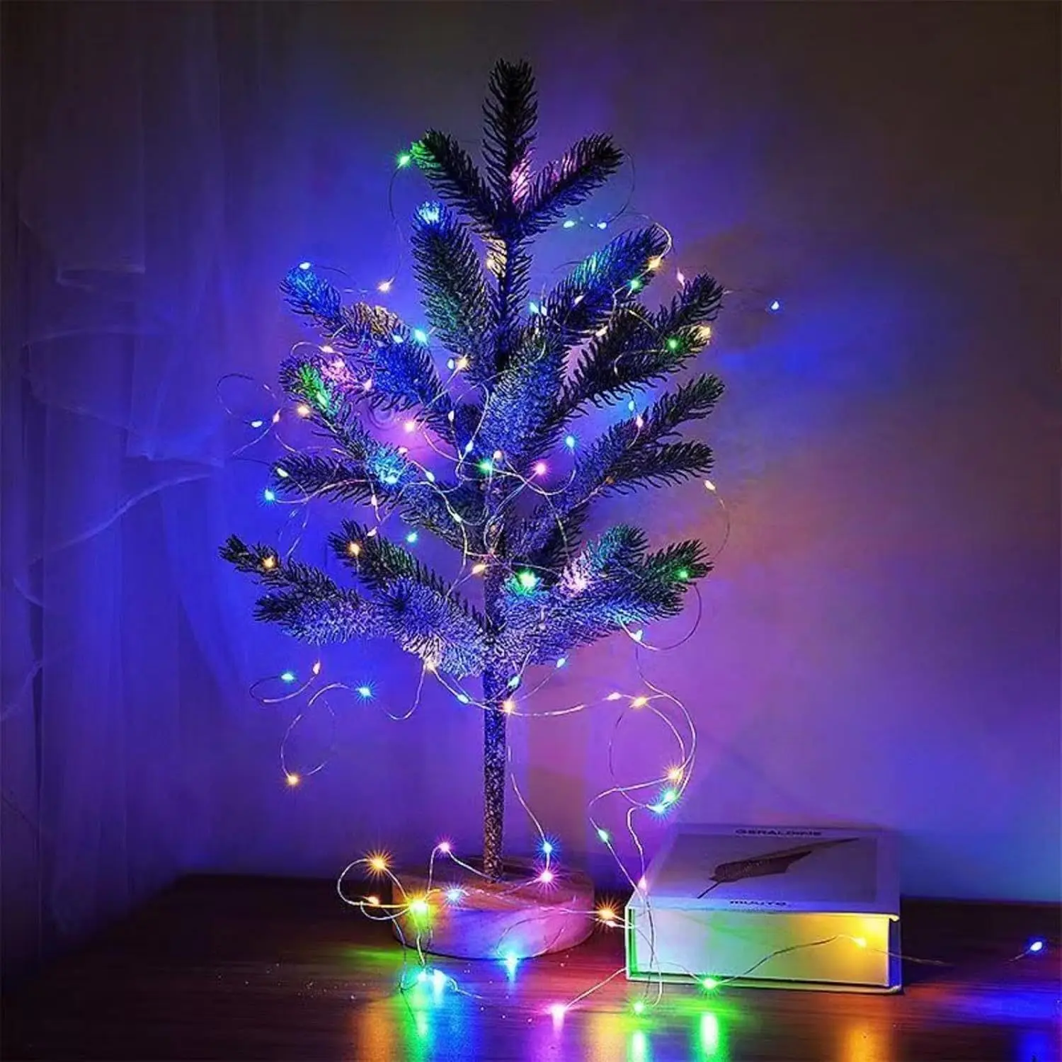LED string light 6.6ft copper wire fairy light battery powered mini string light bedroom wedding party