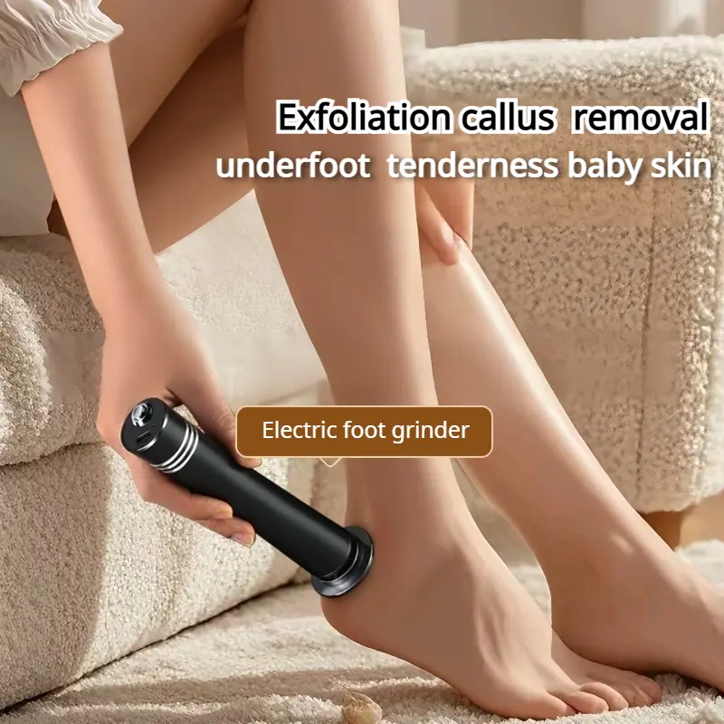 Electric Foot Massage Grinder for Exfoliation & Callus Removal  USB Rechargeable Wireless Electric Foot File Cuticle Callus Remo