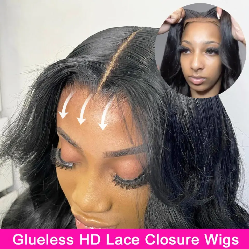 Wear And Go 5X5 Body Wave Glueless Wig Human Hair Ready To Wear  Brazilian Hd Lace Wig 13x6 360 Human Hair For Women Preplucked