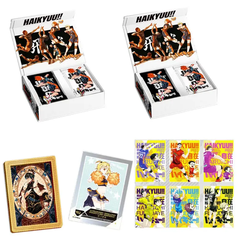 Haikyuu Collection Cards FU YOU Universe Premium New Original Rare Character Booster Box Playing Collectible Cards