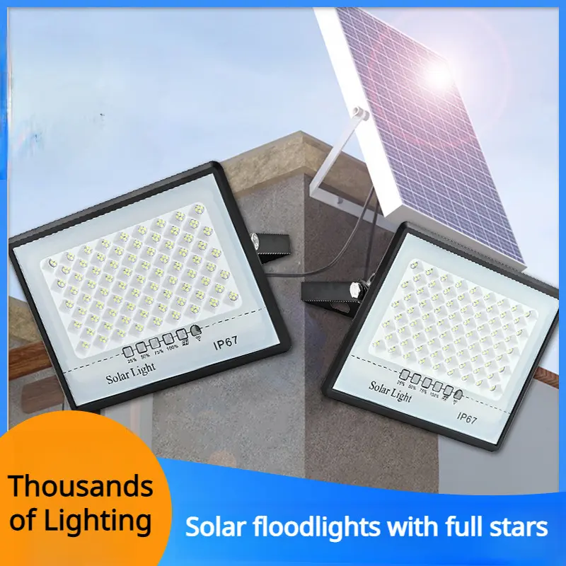 Solar Lights Super Bright High Power Waterproof Household Lighting Outdoor Lights Street Yard Lights
