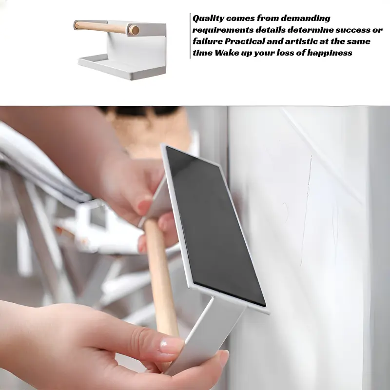 Non Nail Magnetic Umbrella Stand Household Wall Mounted Umbrella Storage Rack Entrance Door Creative  Double-layer Umbrella Rack