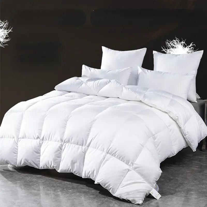 Thickened White Goose Down 200X230cm 3KG Quilt Comfortable and Breathable Duvet Winter Cotton Thick Quilt Core 거위털 이불  구스이불 거위