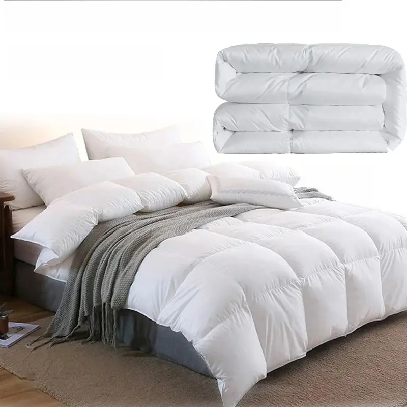 Thickened White Goose Down 200X230cm 3KG Quilt Comfortable and Breathable Duvet Winter Cotton Thick Quilt Core 거위털 이불  구스이불 거위