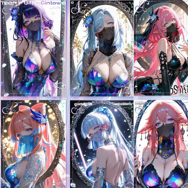 New Goddess Story A5 Acrylic Colored Paper Thickened Version Booster Box Collection Card Board Game Card Toys Hobbies Gift