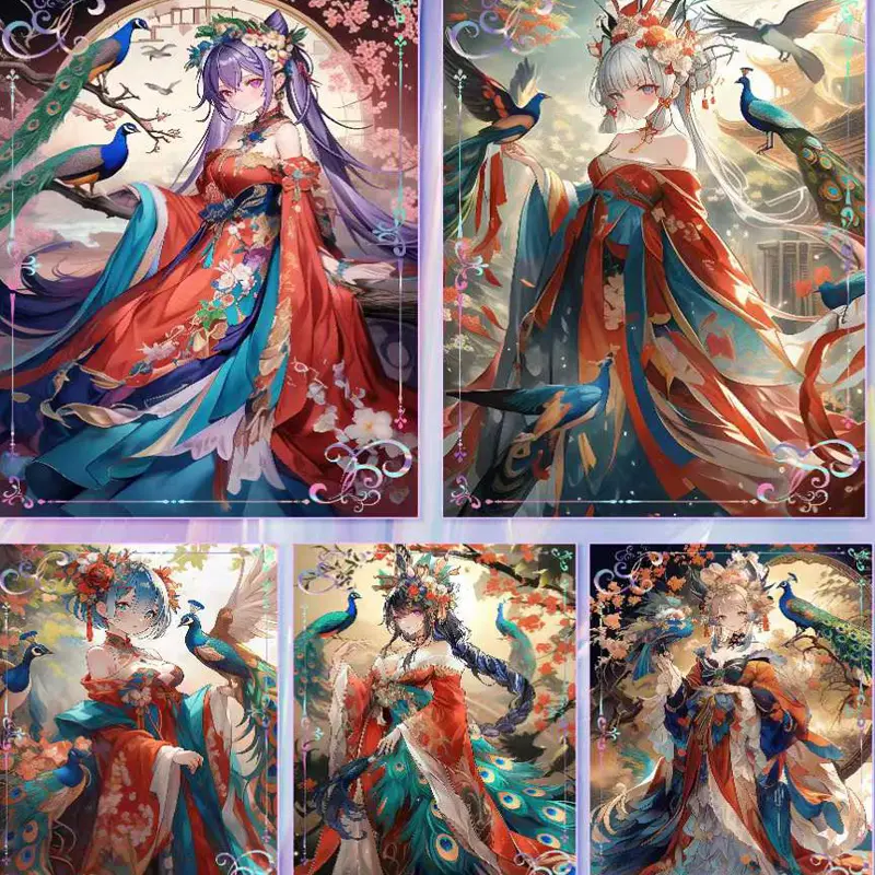 New Goddess Story A5 Acrylic Colored Paper Thickened Version Booster Box Collection Card Board Game Card Toys Hobbies Gift