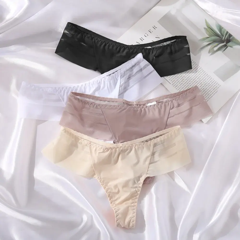 G-String Women's Panties Seamless Perspective Underwear Women See-Through Thong Underpants Girls Intimates Lingerie M-XL