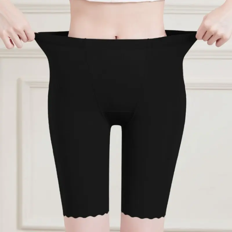 New Ice Silk Breathable Panties Seamless Safety Short Pants Women's Stretch Shorts Slimming Under Skirt Shorts Boxers for Women