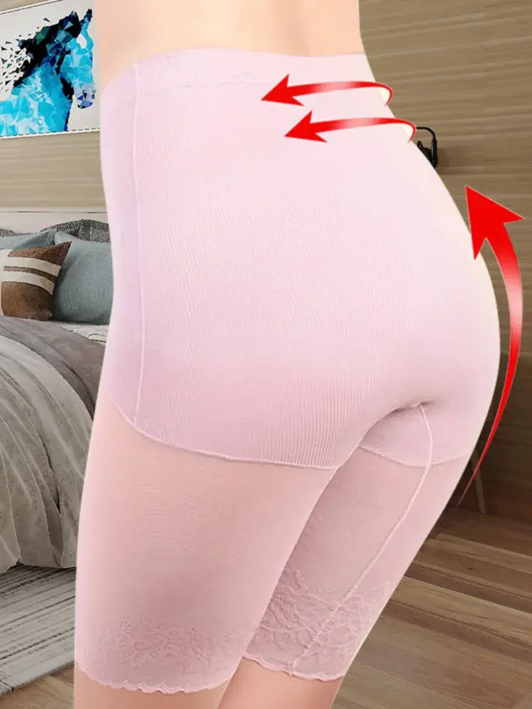 Women's shorts under the skirt Safety Pants Sexy Lace Anti Chafing Thigh High Waist Boxer Panties Anti Friction Skirt Shorts