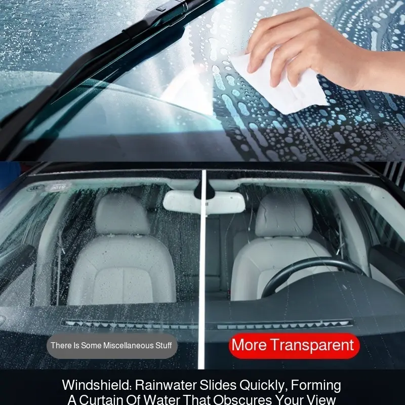 Auto Glass Wipes Nonstaining Stain Remover Cleaning Wipes Soft Glass Cleaner Oil Film Remover Wipes