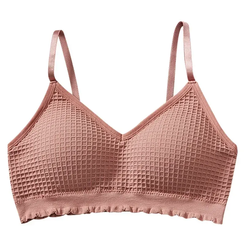 Seamless Brassiere Bras For Women Full Cup Breathable Bralette Wire Free Sleep Bra Tube Top Intimate Push Up Underwear