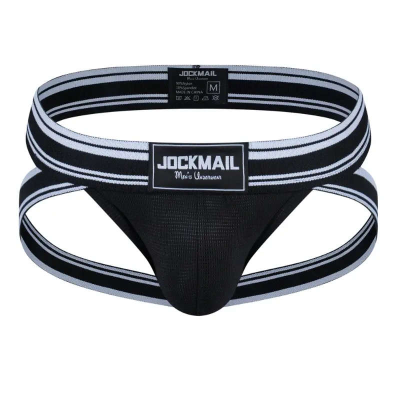 New Sexy Men's G-String Sexy U Bugle Pouch Men's Thongs Mesh Breathable Hip Lift  Underpants Black White Pink Solid Men's Thongs