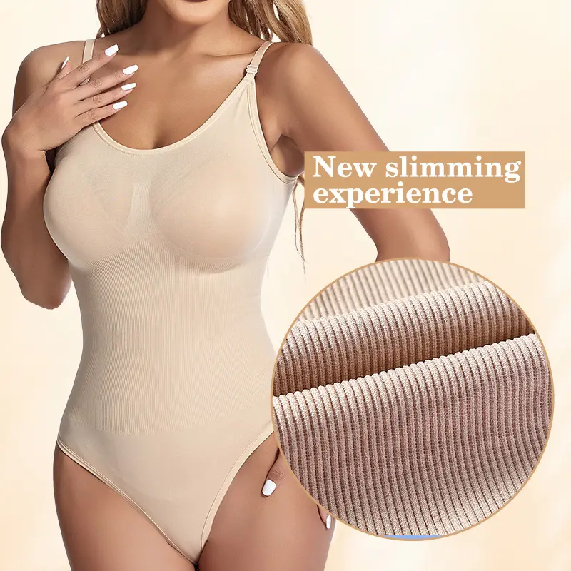 Women Shapers One-piece Shapewear Backless U Plunge Thong Waist Trainer Women Push Up Open crotch Lift Buttocks Shaping Clothes