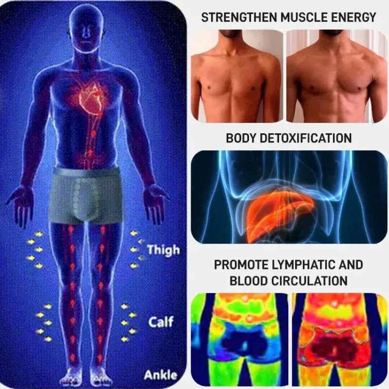Men's Magnetic Therapy Underwear Quick-drying Breathable Physical Massage Particle Mid-waist Shorts