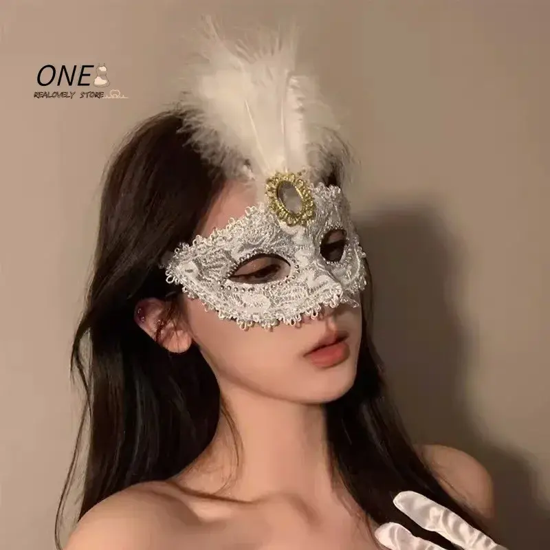 Sexy Lace Mask Women Eye Masquerade Halloween Party Masks Masked Ball Cosplay Masque Venetian Costumes Carnival Half Face Mask