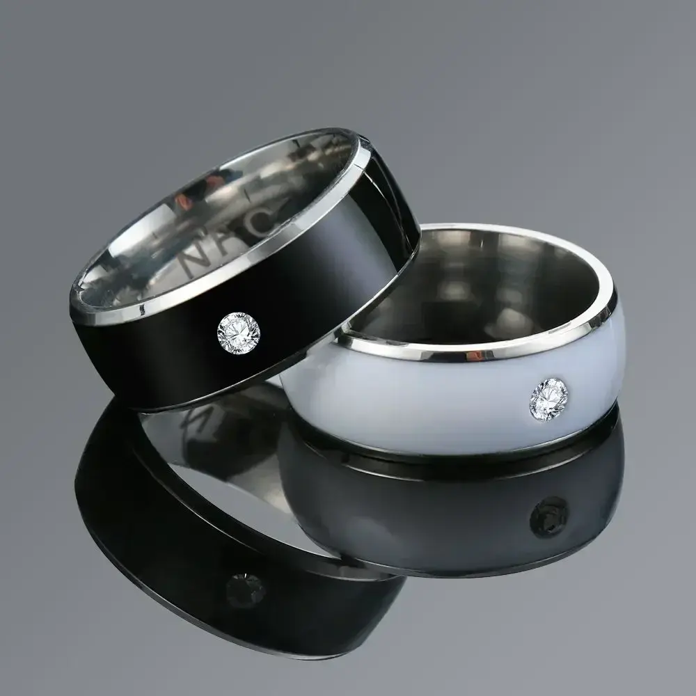 NFC Smart Finger Ring Intelligent Wear Connect Android Phone Equipment Rings Fashion Multifunctional Waterproof NFC Finger Ring