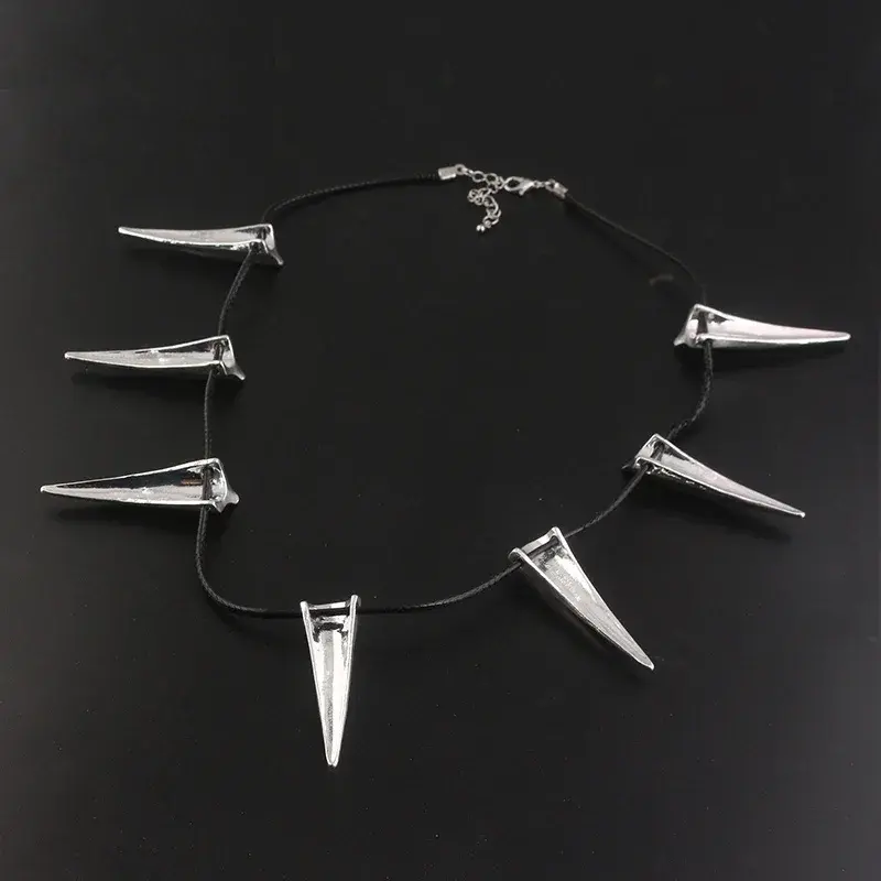 COS Film and Television Peripheral Black Panther Punk Necklaces Civil War Superhero Claw Cool Necklace For Men Fans Gift