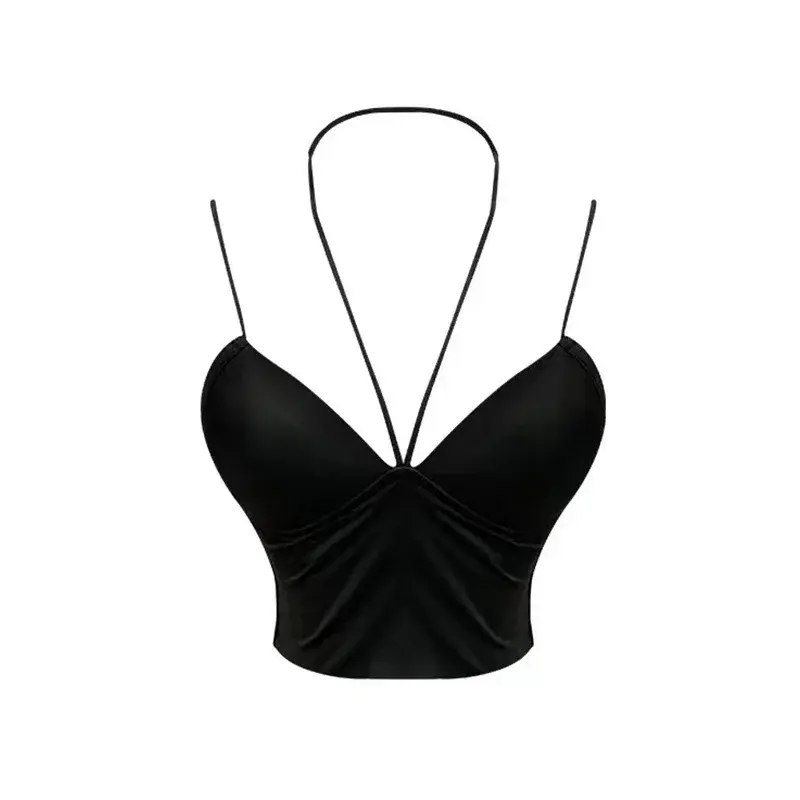 Women's Bra Fashion Lady Casual Top Tube Chest Wrap Bandeau Underwear Black White Wrapped Chest Strap Chest Pad Push Up Bra Sexy