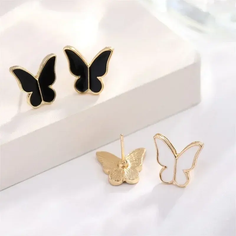 5Pcs/Set Fashion Butterfly Pendant Necklace Earrings Ring Bracelet Set For Women Engagement Wedding Jewelry Set