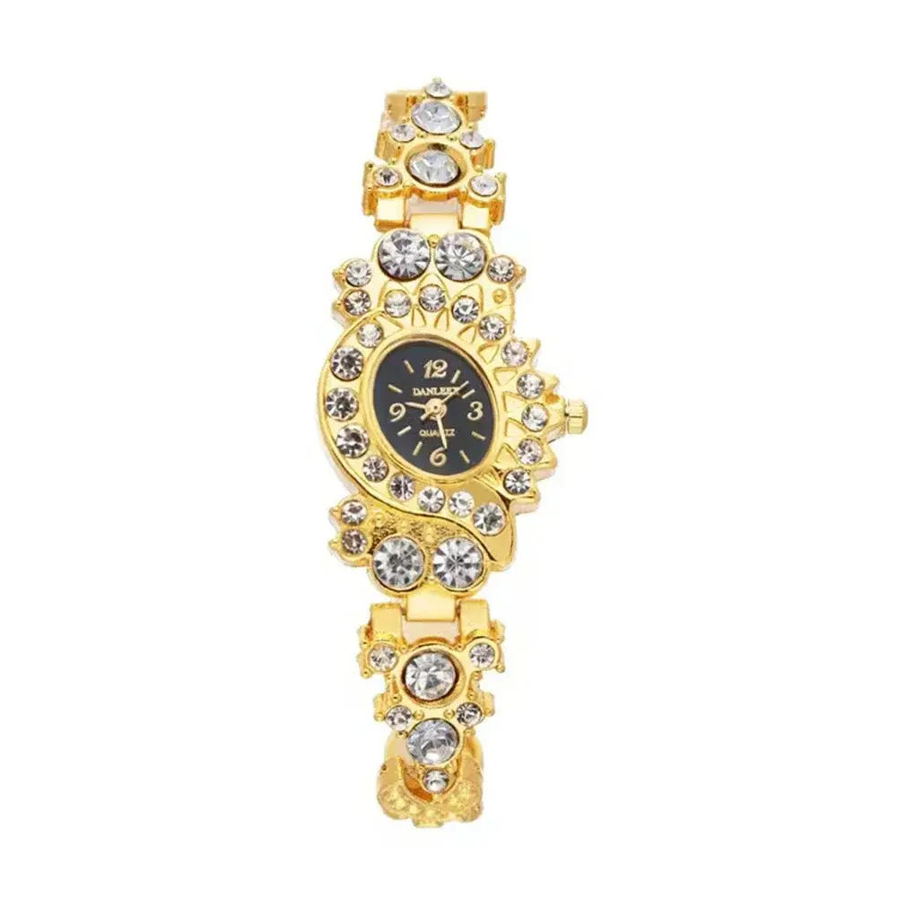 Women Fashion Gold Watch Quartz Luxury Crystal Bracelet Steel Ladies Wristwatch Woman Clock Bracelets With Box Montre Femme