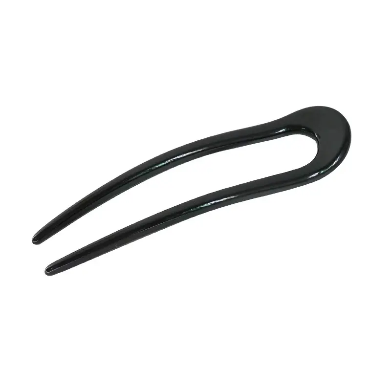 Fashion U Shape Hair Sticks Fork Hairpin Elegant Women Metal Hair Clip Pins Girls Hairpins Hair Bun Maker Headwear Accessories